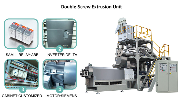 Siemens Motor Commercial Ornamental Fish Feed Pellet Machine for Cat Food Feed Production