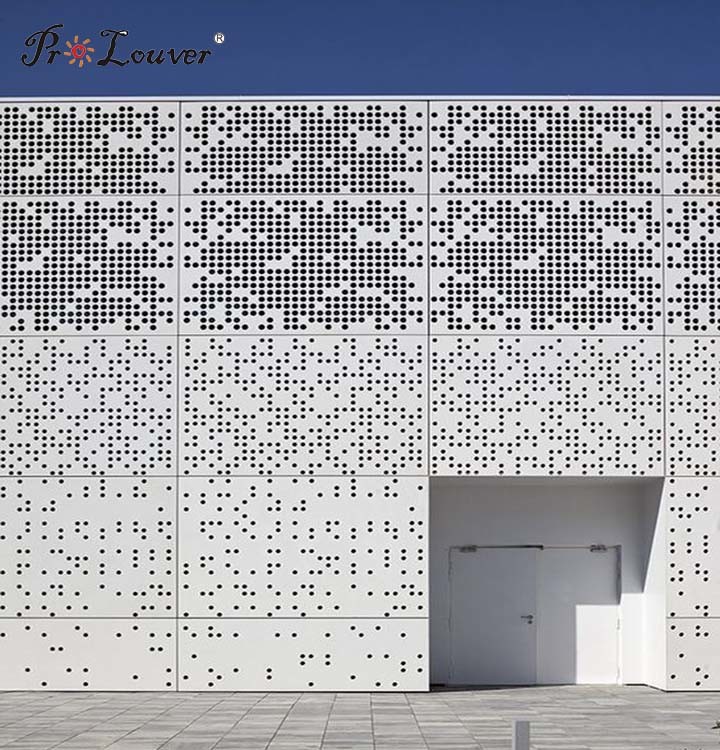 Customized Design Low Price Aluminum Perforated Panel For Facade