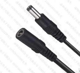 5.5*2.1*10mm male plug and 5.5*2.5*10mm female plug extension cord