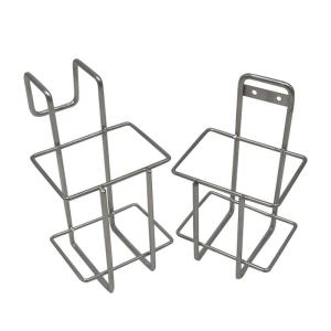 China Durable Medical Grade Metal Wall Hanging Baskets Antibacterial Hand Gel Place Rack wholesale