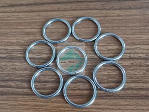 China Stock M8 Welded Stainless Steel Metal Ring Mesh Round O Rings 30mm-100mm Dia ISO Standard wholesale