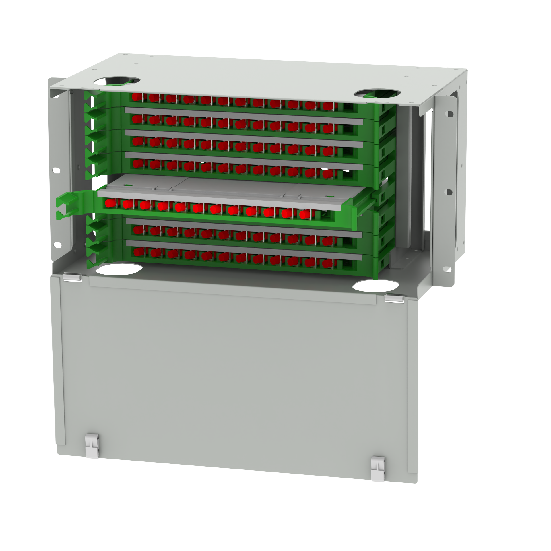 96 Port FC Type Optic Fiber Distribution Patchpanel Fiber Optic Equipment for Data Center