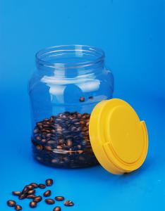 China Food Grade Clear Airtight Plastic Jars Screw Lid Sealing Type 2600Ml wholesale