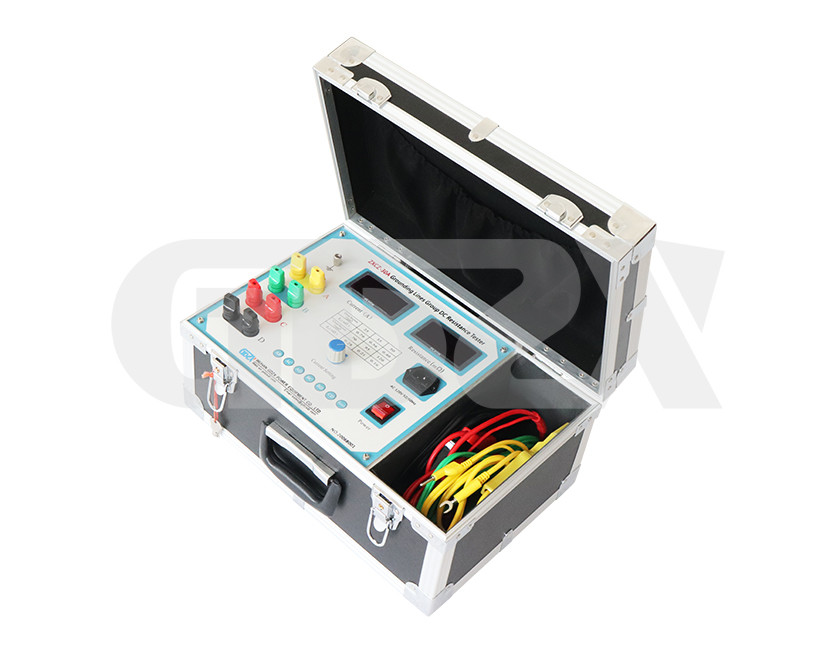 30A Intuitive Display DC Resistance Tester Grounding Lines Group High Accuracy