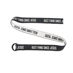 China 150mm Width Cotton Canvas Belt Black Woven Belt Mens 38mm wholesale