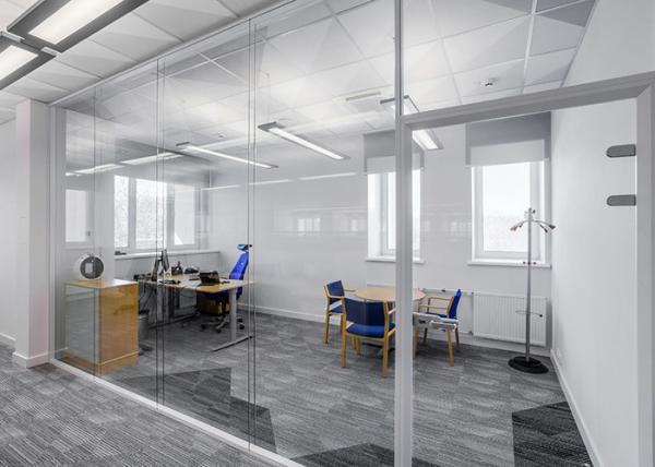 Modular Partitions Acoustic Reduce 45db Office Demountable Double Glass