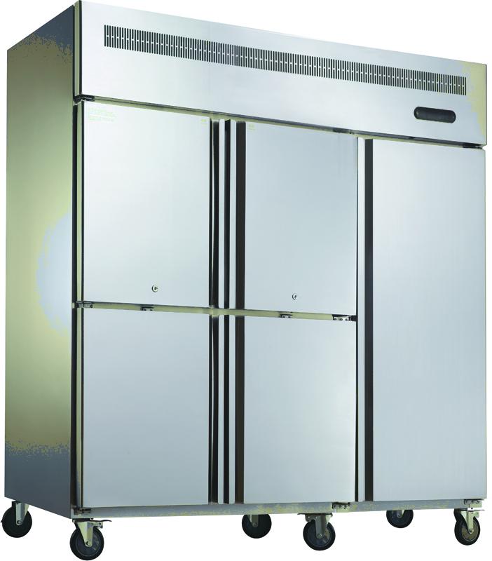 Hotel / Kitchen Commercial Upright Freezer With Air Cooling