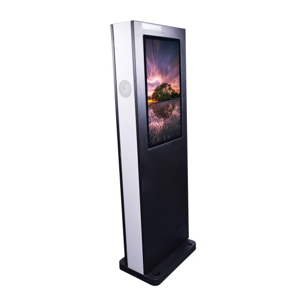 Professional Hotel Floor Standing Digital Signage Outdoor Led Backlight With
