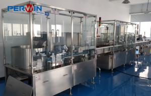 China Unscrambler Oral Liquid Filling Machine High Speed 380V 50Hz Power Supply wholesale