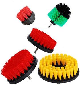 China 5pcs Drill Powered Cleaning Brush Compatible With Cleaning Pool Tile wholesale