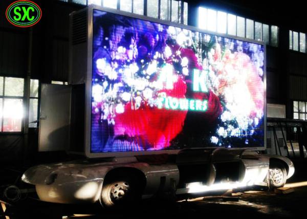 Video Outdoor Mobile Truck Led Display , Trailer / Vehicle Mobile truck mounted