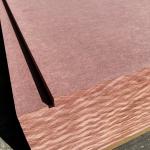 Veneer Faced Plywood MDF Board Multicolor UV Resistant Square Edge