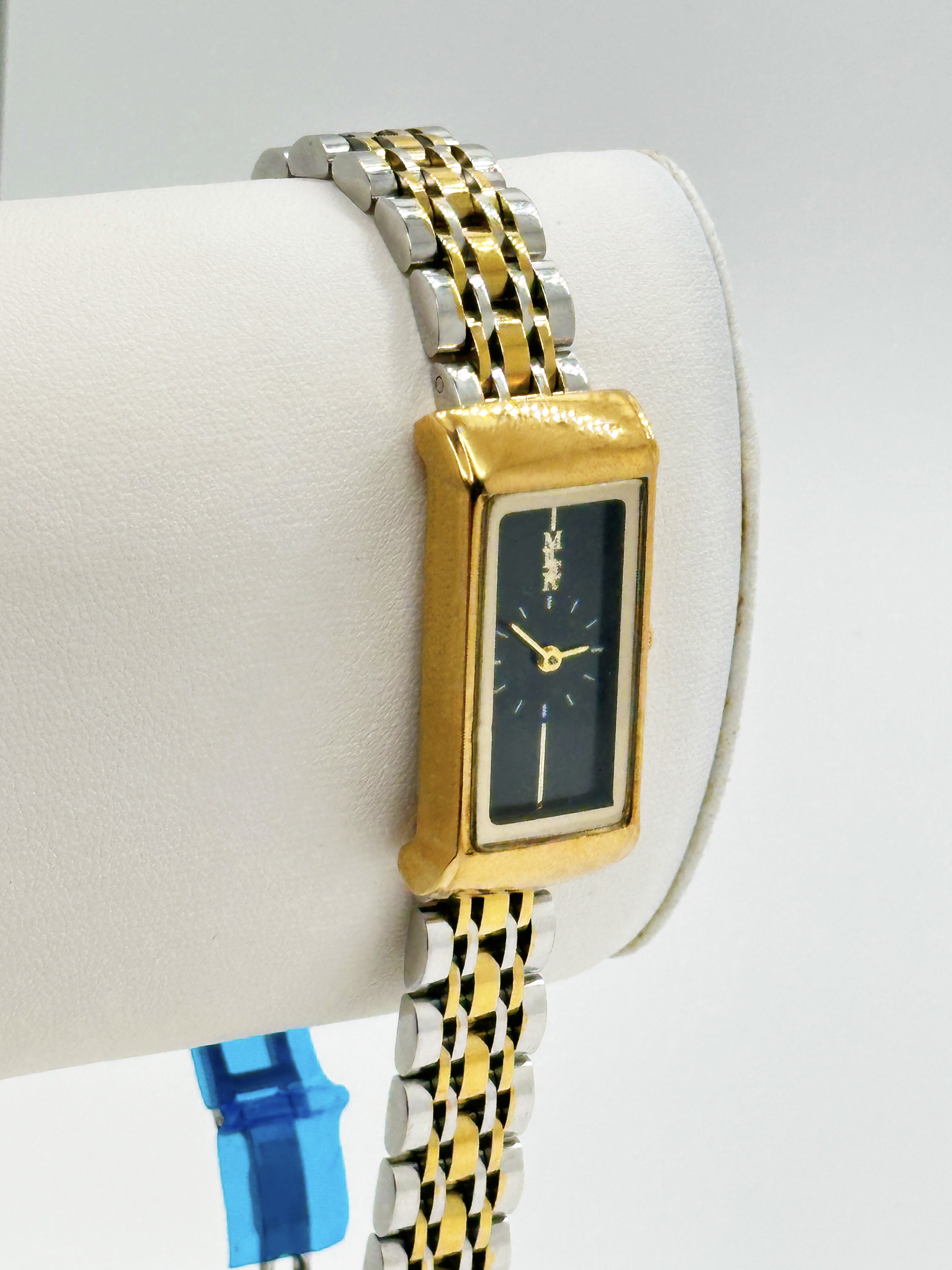 Custom Analog Lady Quartz Watch Silver And Golden Band Stainless Steel Quartz Watches