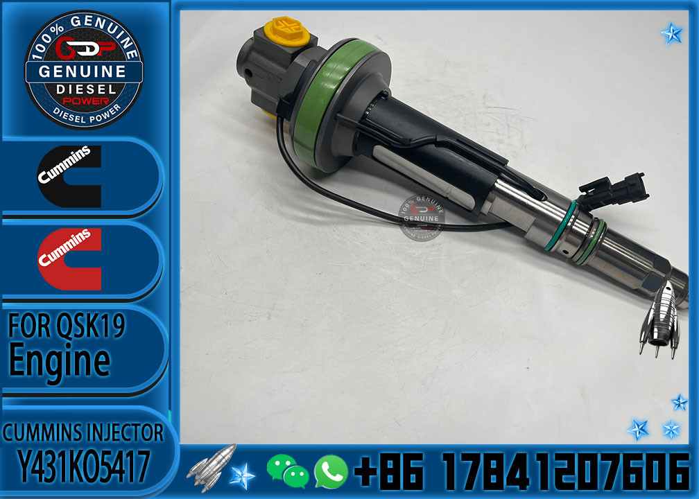 Construction Machinery Parts Fuel Injector For QSK19 Diesel Y431KO5205 Y431K05420 Y431KO5417 For CUMMINS Diesel Engine