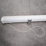 Aluminum Strong Bearing 5m Length Roman Blind Track Kit Noisy Free