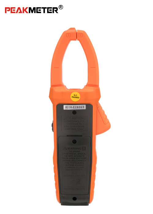 True RMS AC Digital Clamp Tester , Digital Clamp Multimeter Frequency And Resistance Tester