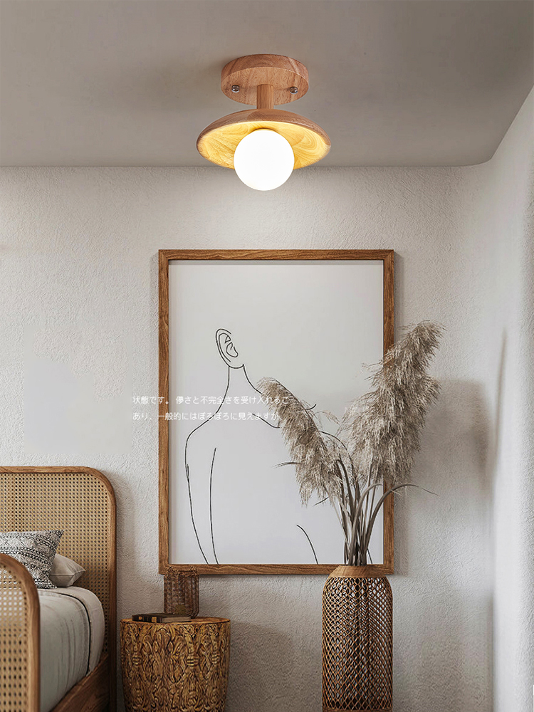 Nordic Wood Ceiling Lamp for Hallway Entrance Balcony Corridor Hallyway ceiling lamp(WH-WA-51)