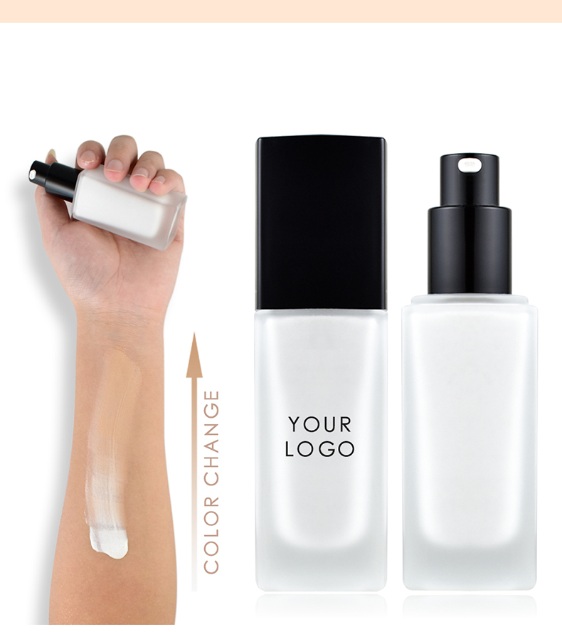 OEM / ODM Makeup Foundation Color Changing Foundation Full Coverage Waterproof Matte Foundation