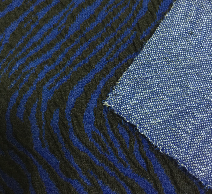 New product ! Leopard superior smooth handfeel for casual clothing Jacquard knitted fabric