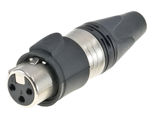 Powerful Outdoor Waterproof 3 Pin XLR Connector Male Female Plug Socket for Audio Video