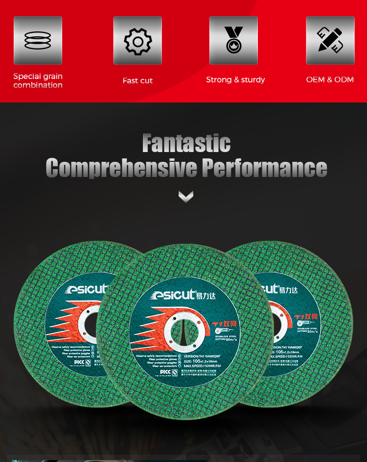 Super Sharp 80m/S 60 Grit Abrasive Cutting Discs For Angle Grinder