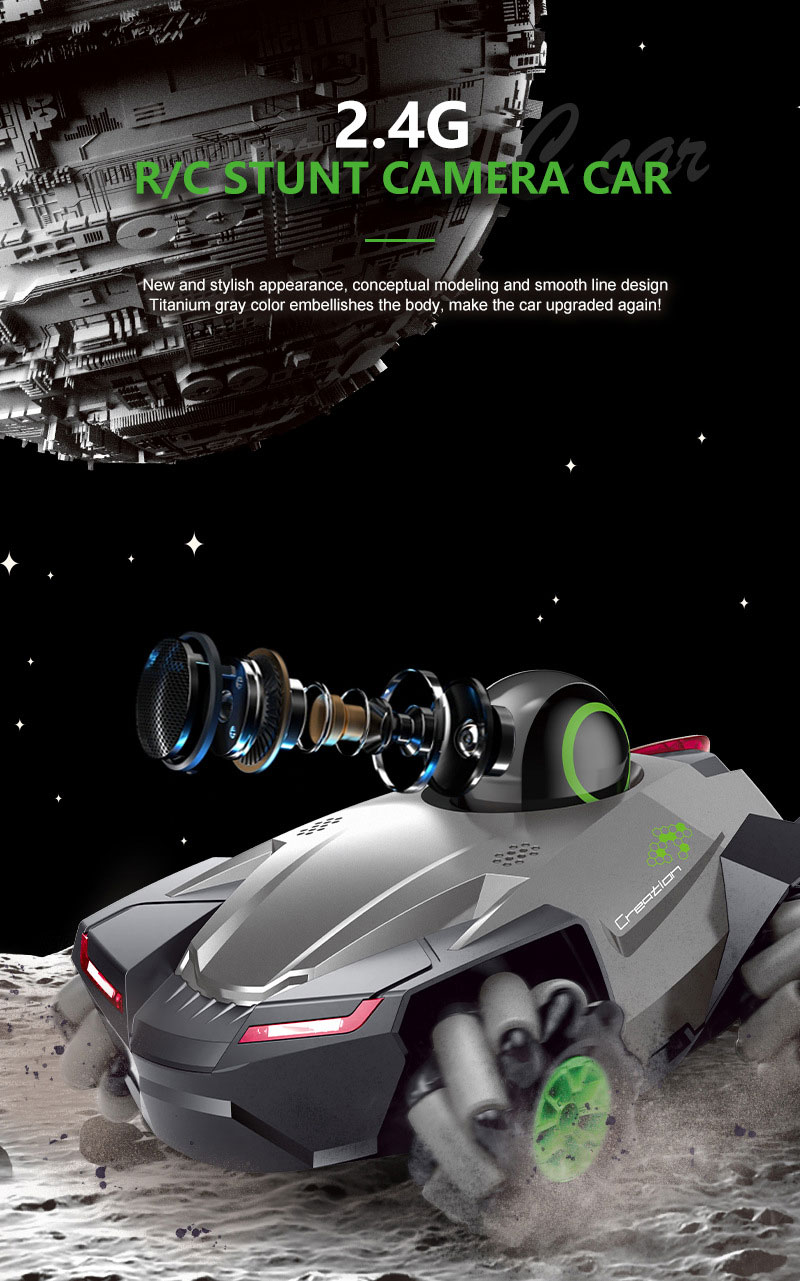 Take Your Outdoor Play to the Next Level with 720P HD Video Transmission RC Stunt Car