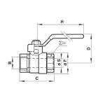 615112128 Stainless Steel Ball Valve High Pressure Hydraulic