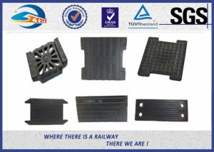 China High Tensile strength EVA Rubber Track Rail Pads , Railway Plate wholesale