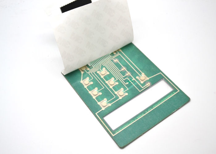 Dustproof LED Display Metal Dome Membrane Switch With 3M55230 Back Adhesive