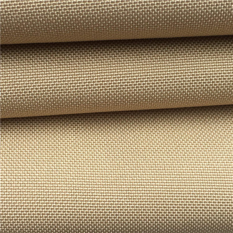 Moisture Absorbent Khaki 300D Twill Fabric High Filament Soft Polyester Mini Matt