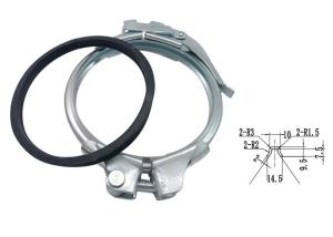 China Galvanized Welding Pipe Clamp Standard Size For Industrial wholesale