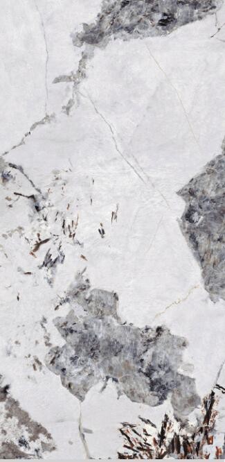 Foshan Book Match Slab Ceramic Tiles 1200x2400mm Modern Porcelain Tile White Color Big Size Tile