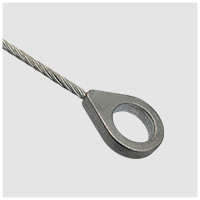 1x19 Galvanised Wire Rope Fittings Screwfix For Suspension Cable System