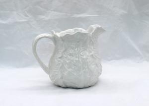 China White Cabbage Jug Pitcher Sold Out Colour Earthenware Water Jug for Decoration wholesale