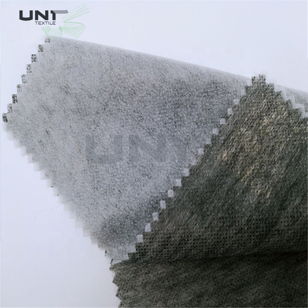Plain Weave Double Dot Woven Interlining Waterjet 150cm Width