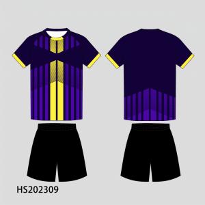 China 100% Polyester Custom Team Jersey Permeable 140-165gsm Fabric Weight wholesale