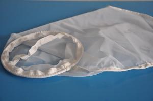 China Stitched / Sewn Nmo Monofilament Nylon Mesh Filter Bags 25 Microns Auto Industrial Spray Painting Filter Bags wholesale
