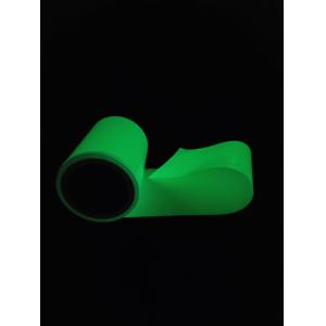 Green Fluorescent Fabric Tape Marking Luminance Persistent Luminescent Film