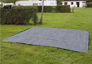 China 280GSM Breathable Awning Groundsheet 2x2m Porch Awning Carpet Grey wholesale