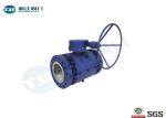 Flange End Trunnion Ball Valve , API 6D Three Piece Ball Valve 2" - 42"