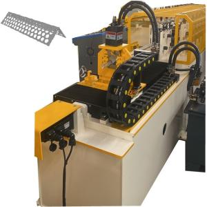 China High Speed Galvanised Metal Drywall Corner Bead Steel Gypsum Angle Profile Making Machine on sale