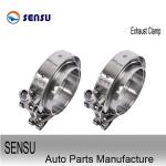 IATF16949 Stainless Steel Exhaust Clamps Auto Exhaust Parts High Performance