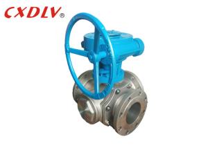 China 2 Way Stainless Steel Ball Valve CF8M DN65 Flange Connection With ISO5211 Pad wholesale