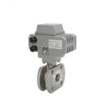 2022 New Grat Stainless Steel Straight Through Type Electronic Ball Valve
