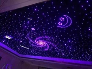 China 32W Twinkle Fiber Optic Lights Music Activated RGBW LED Star Ceiling Panels wholesale