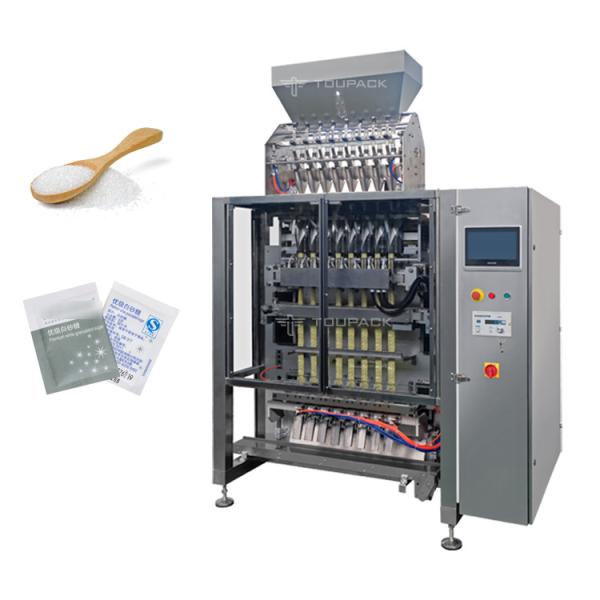 High Accuracy 5g Desiccant Sugar Packing Machine Multi Lane Granule Packing