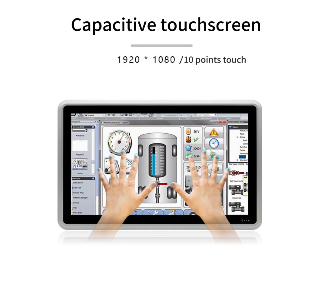 15.6 Inch Full HD 1080P Industrial All In One Tablet PC With Wide Working Temperature