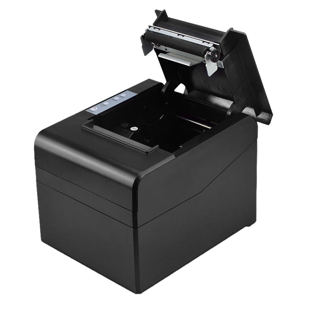 Black 80mm POS Printer 260mm/Sec USB Thermal Receipt Printer
