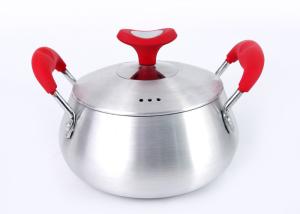 China Aluminum Alloy 3003 Tempered Glass Lid 34cm Aluminum Saucepan wholesale