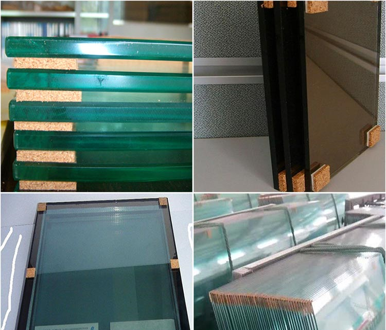 Glass Divider Protector Cork Blocks For Glass Protection Cork Mat Pads